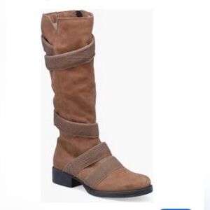 MIZ MOOZ Brown espresso Stylish knee high Heeled Boots for Women